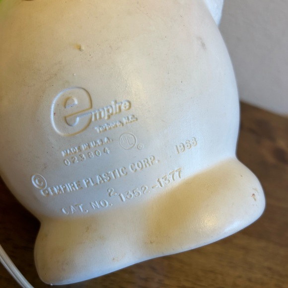 Vintage Blow Mold Snowman Figure 13 inches Empire 1968 - Picture 5 of 7
